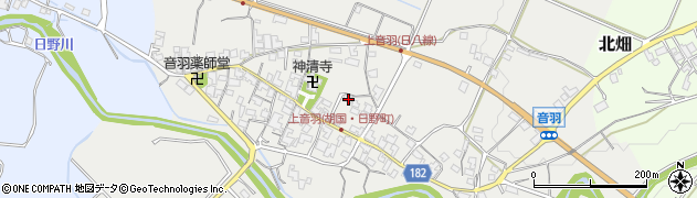 滋賀県蒲生郡日野町音羽441周辺の地図