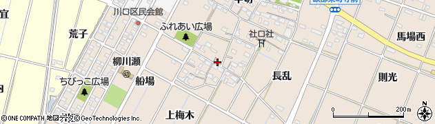 愛知県豊田市畝部東町中切81周辺の地図