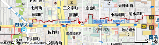京都パン洋菓子教室周辺の地図