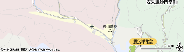 京都府京都市山科区御陵沢ノ川町周辺の地図