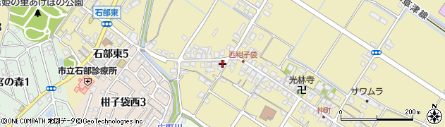 滋賀県湖南市柑子袋832周辺の地図