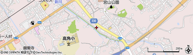 嘉久志インター線周辺の地図