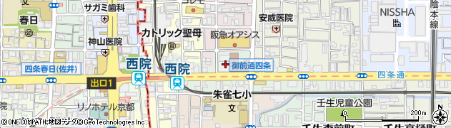 全印総連京都地方連合会周辺の地図