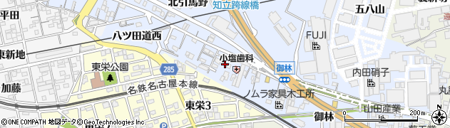 愛知県知立市山町中畑の地図 住所一覧検索 地図マピオン
