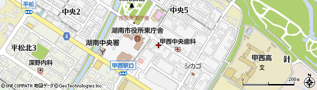 滋賀銀行甲西代理店 ＡＴＭ周辺の地図