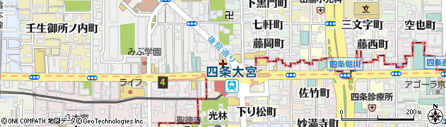 コート・ダジュール 四条大宮駅前店周辺の地図
