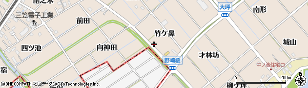 愛知県東海市養父町竹ケ鼻8周辺の地図