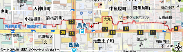 サンタ・マリア・ノヴェッラ ティサネリーア 京都周辺の地図