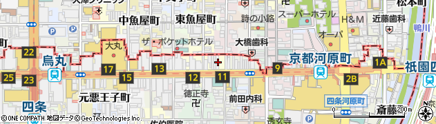京都府京都市下京区立売東町28周辺の地図