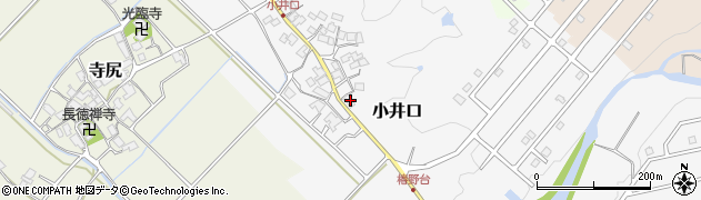 滋賀県蒲生郡日野町小井口556周辺の地図