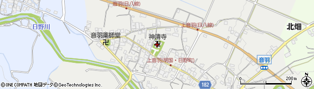 滋賀県蒲生郡日野町音羽429周辺の地図