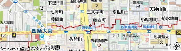 京都探偵事務所周辺の地図
