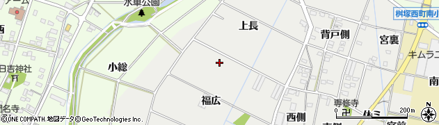 愛知県豊田市福受町池下周辺の地図