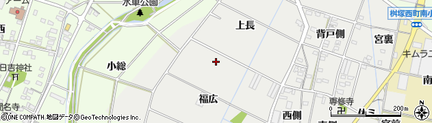 愛知県豊田市福受町（池下）周辺の地図