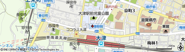 星光ビル管理株式会社　大津営業所周辺の地図