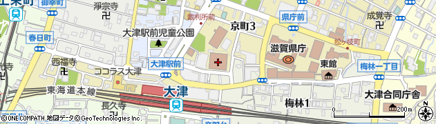 大津税務署周辺の地図