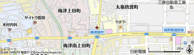 京都市福祉タクシー共同配車センター周辺の地図