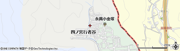 京都府京都市山科区四ノ宮行者谷周辺の地図