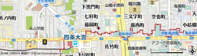 京都府京都市中京区錦猪熊町535周辺の地図