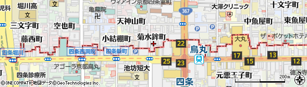 京都府京都市中京区菊水鉾町582周辺の地図