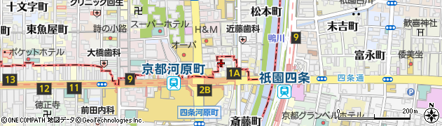 京都府京都市中京区米屋町98周辺の地図