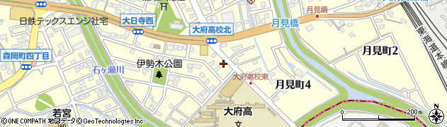 源蔵・大府店周辺の地図