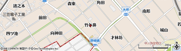 愛知県東海市養父町竹ケ鼻周辺の地図