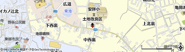 篠公民館周辺の地図