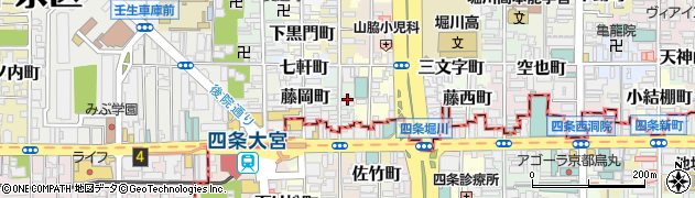 京都府京都市中京区錦猪熊町540周辺の地図