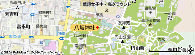 京名物いもぼう 平野家本家周辺の地図