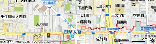 京都府京都市中京区錦大宮町140周辺の地図
