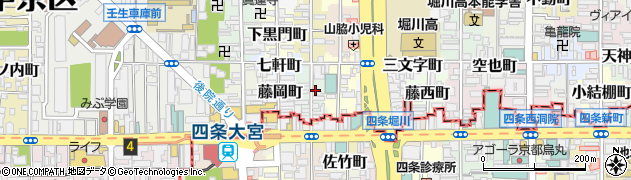 京都府京都市中京区錦猪熊町543周辺の地図