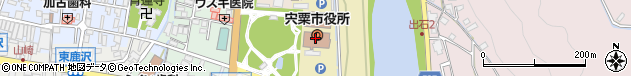 兵庫県宍粟市周辺の地図