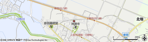 滋賀県蒲生郡日野町音羽431周辺の地図