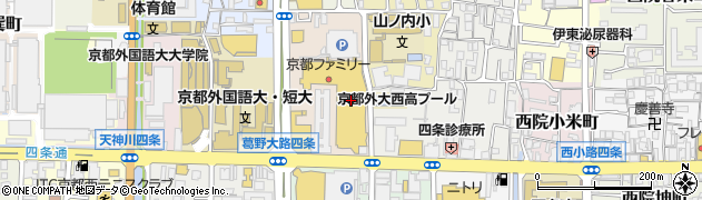 セカンドストリート　京都ファミリー店周辺の地図