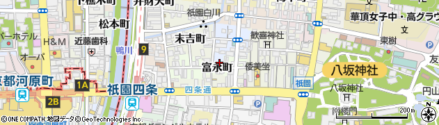 京都府京都市東山区清本町370周辺の地図