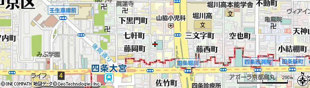 京都府京都市中京区錦猪熊町546周辺の地図