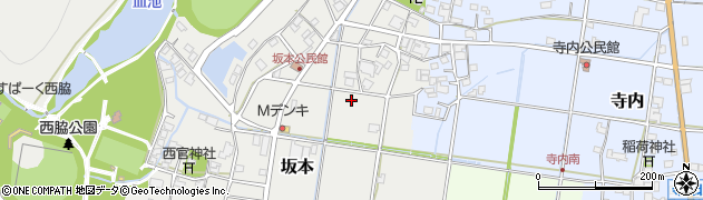 兵庫県西脇市坂本周辺の地図