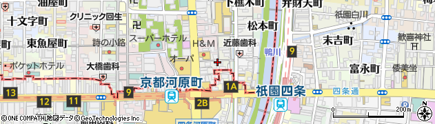 京都府京都市中京区米屋町378周辺の地図