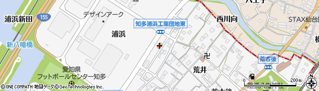 ミニストップ知多浦浜店周辺の地図