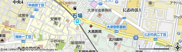 呼次松公園周辺の地図