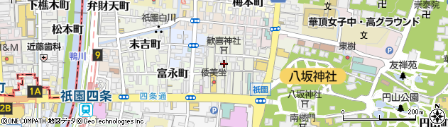 日吉堂周辺の地図