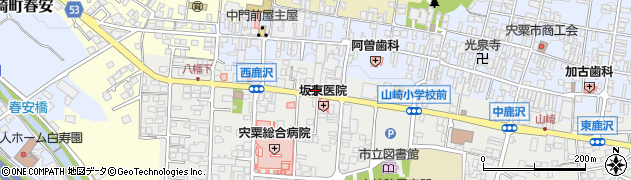 公立宍粟総合病院口周辺の地図
