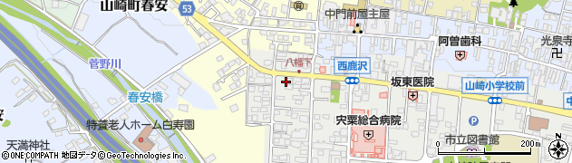 日本経済新聞山崎販売店周辺の地図
