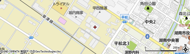 滋賀県湖南市柑子袋222周辺の地図