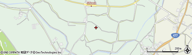 京都府亀岡市本梅町西加舎（松ケ坪）周辺の地図