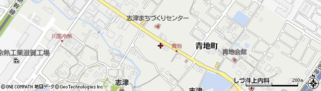 草津青地郵便局周辺の地図