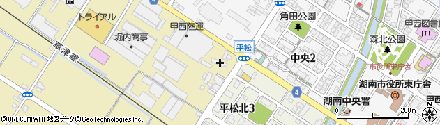 滋賀県湖南市柑子袋286周辺の地図