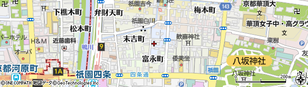 京都府京都市東山区清本町364周辺の地図