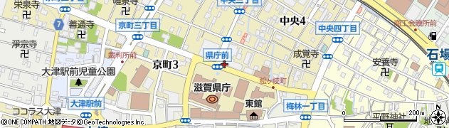 ＪＡ滋賀　農協連役員室周辺の地図